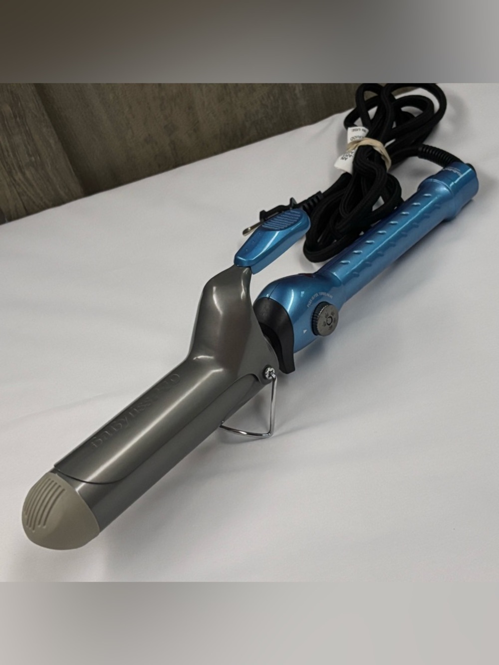 BaBylissPRO Nano Titanium 1.5" Spring Curling Iron BNT150S 450F Tested Works